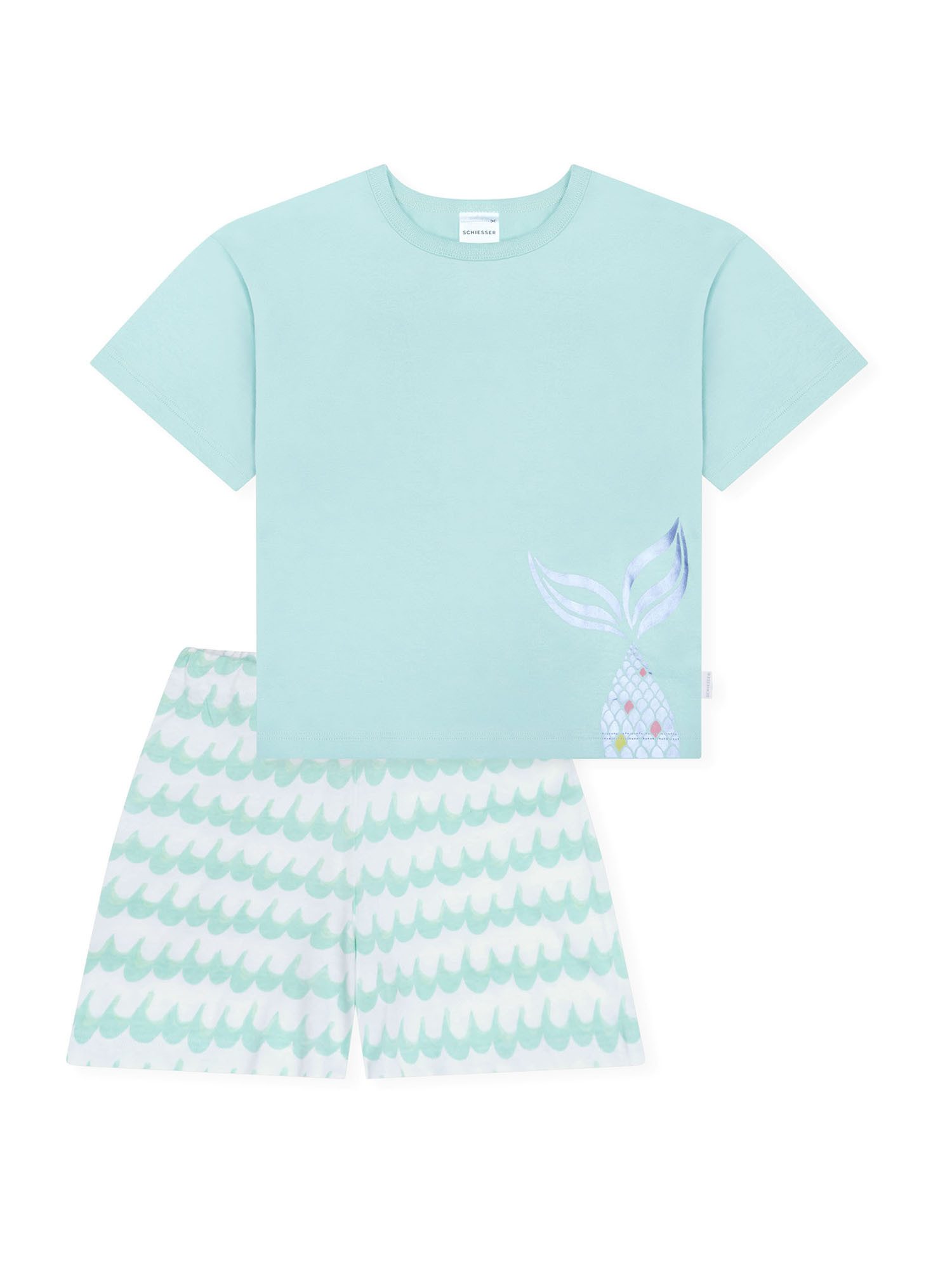 Schiesser Pyjama Nightwear (2 tlg) Schlafanzug, Pyjama Set, Nachtwäsche