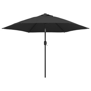 vidaXL Balkonsichtschutz Sonnenschirm mit Metall-Mast 300 cm Anthrazit