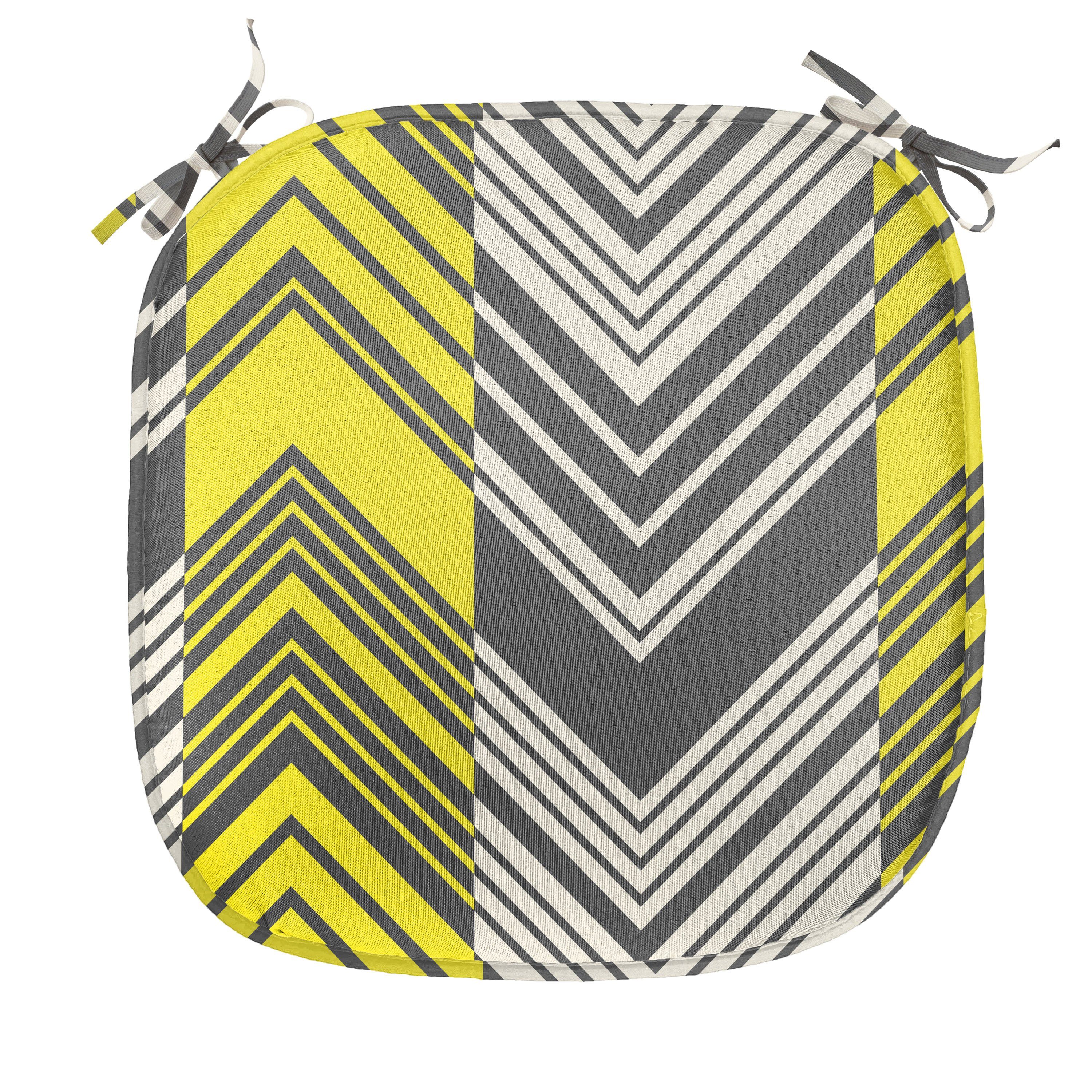 Stuhlkissen Dekoratives wasserfestes Kissen mit Riemen für Küchensitze