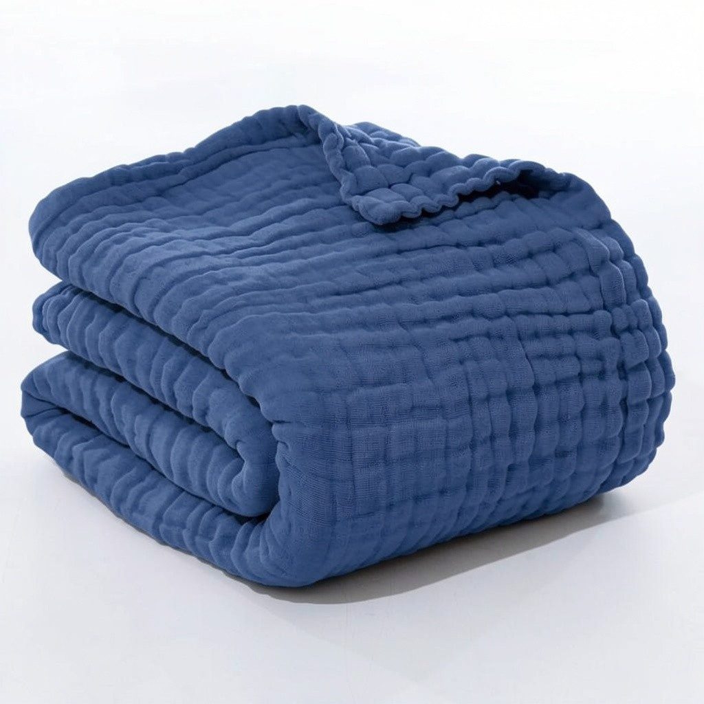 Wohndecke Musselin Decke, JASLIFE, Sommerdecke,100% Baumwolle