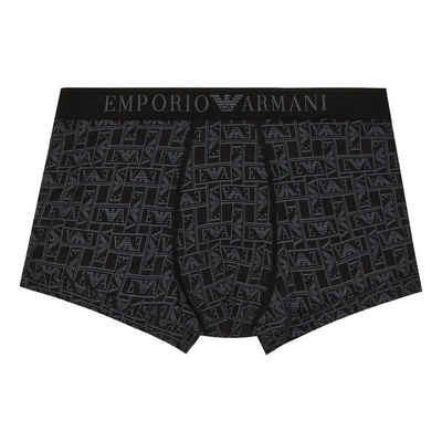 Emporio Armani Trunk Stretch Cotton (1-St) mit Allover-Marken-Print