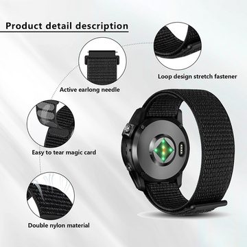 CoverKingz Handyhülle Armband für Samsung Galaxy Watch6/5/5Pro/4/3 Bracelet elastisch Nylon, Flexibel stretch