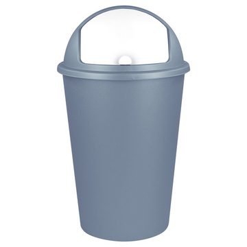 Koopman Mülleimer Abfalleimer 50L mit Farbauswahl, Müllsammler Mülltonne Müllbehälter Papierkorb Büro Küche Bad