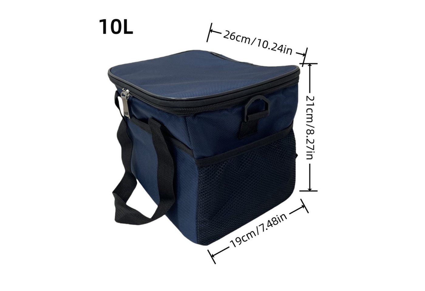 Thumbnail - MC Star Klappbox Isolierte Picknick- und Lunchtasche, 10 l, Büro- und Reisenutzung, Kühllagerung