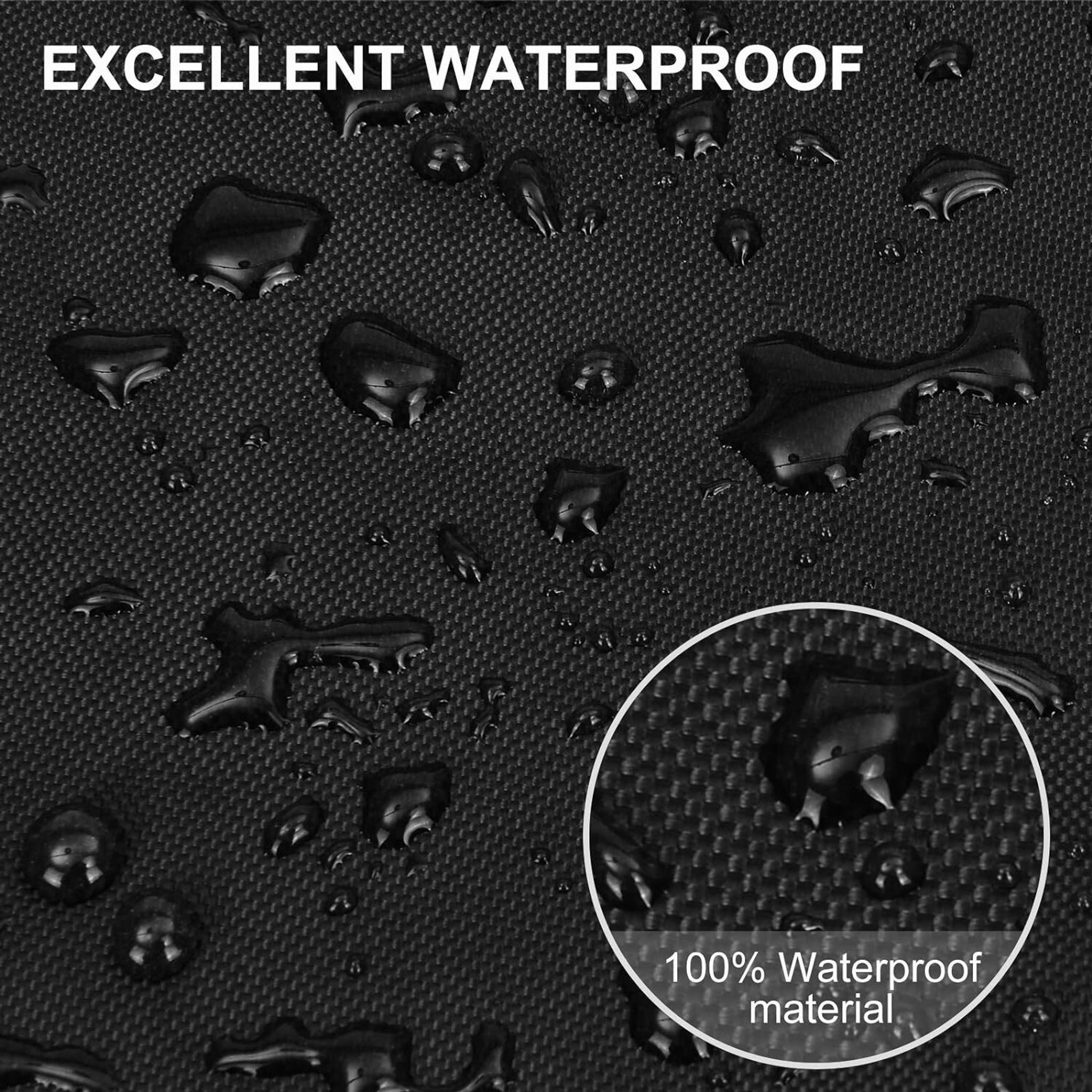 FELIXLEO Silberhütchen 420D Schutzhülle Gartenmöbel Wasserdicht Plane (1 Paar)