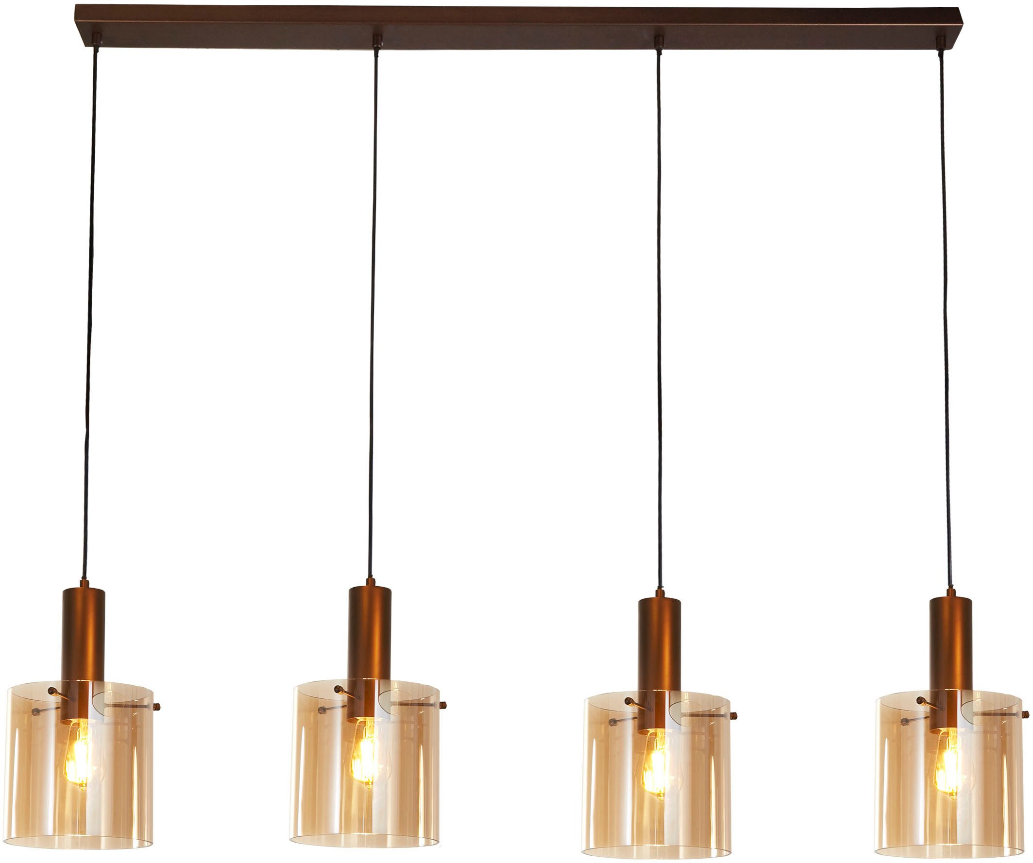 Searchlight Hängeleuchte Hängeleuchte Sweden, 4-flammig, ohne Leuchtmittel, günstig online kaufen