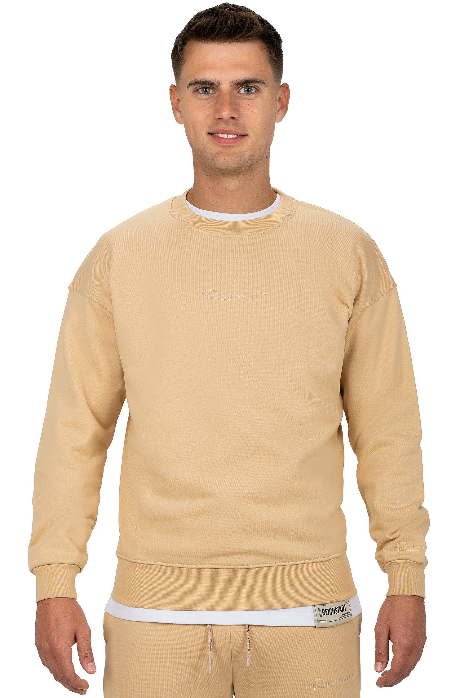 Reichstadt Sweatshirt Casual Basic Pullover 23RS037 günstig online kaufen