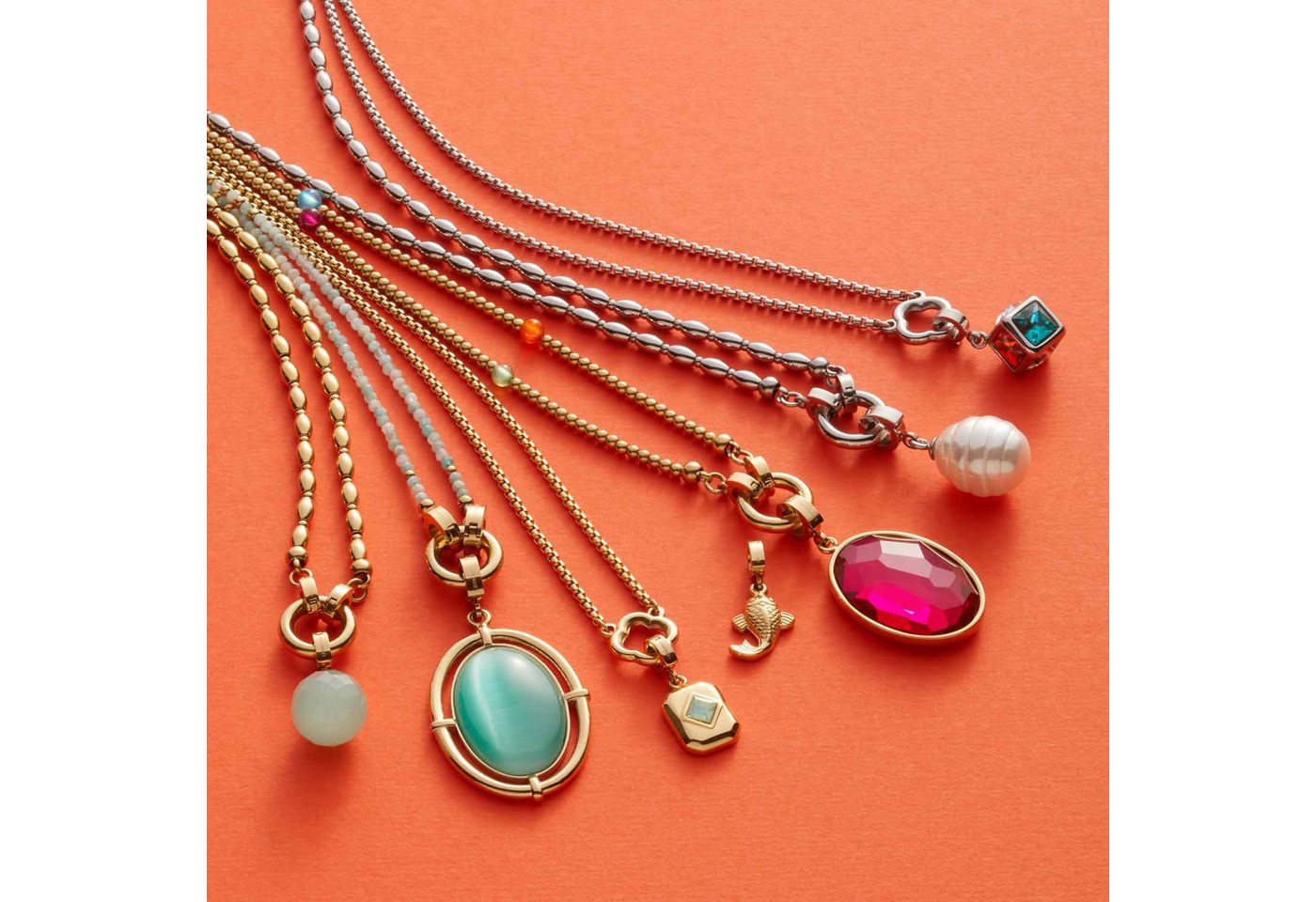 LEONARDO Charm-Kette Halskette Lori Clip... LEONARDO Charm-Kette Halskette Lori Clip...