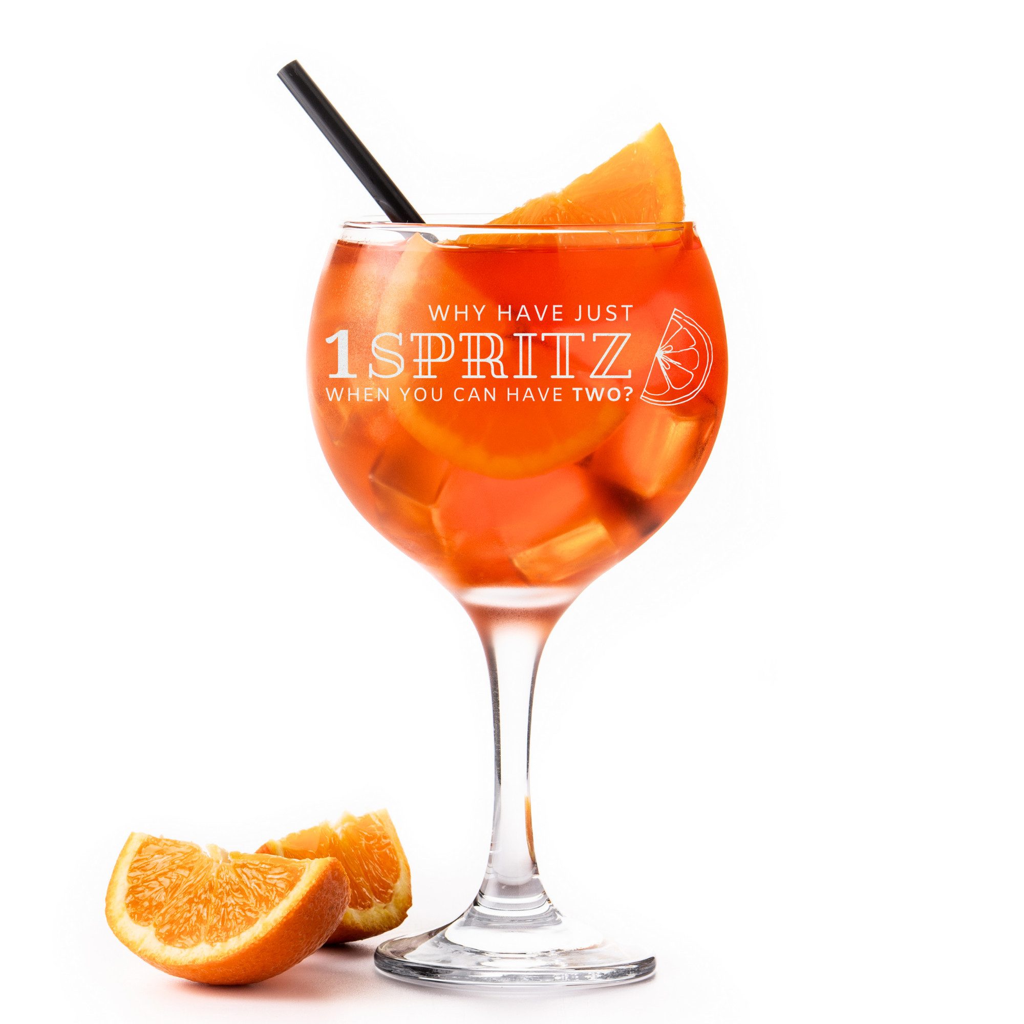 Aperitifglas Spritz Glas mit Gravur 630 ml Cocktailglas mit Spruch Aperitif Gläser