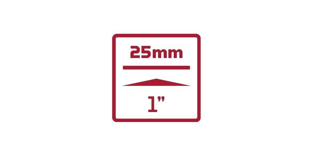 Stecknuss Kraftschraubereinsatz Red mm 6-kant 1" 100 30 mm Gedore R83003019 Länge