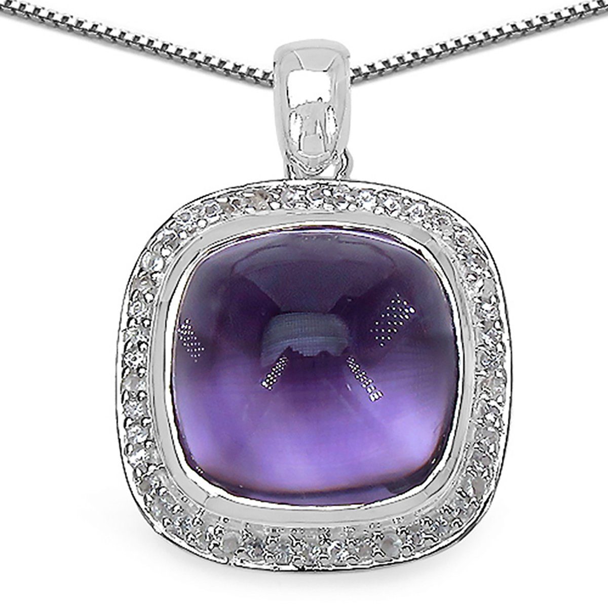 XEN Kette mit Anhänger lila...