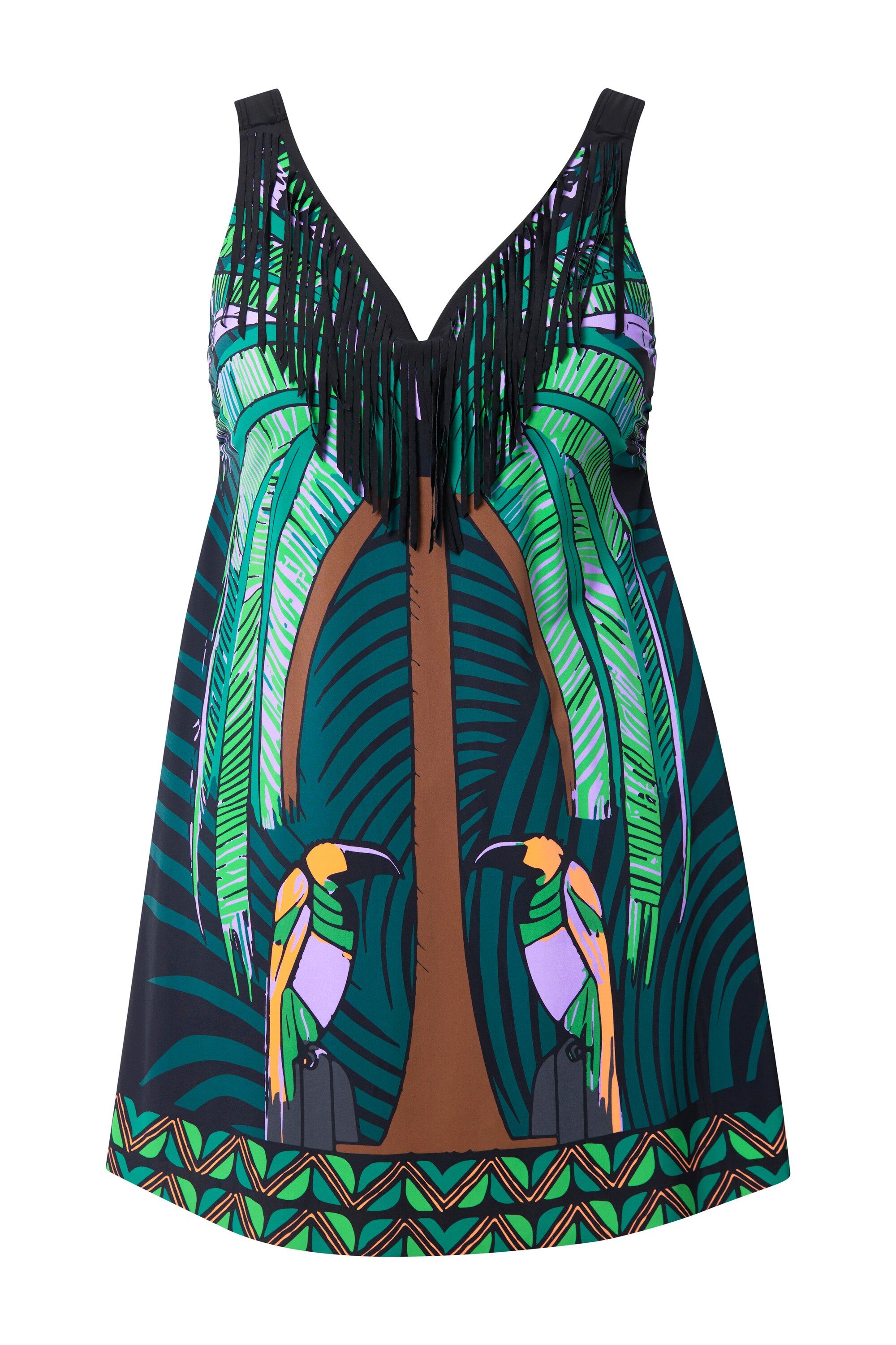 Ulla Popken Badekleid Badekleid Papageien Softcups Powermesh recycelt günstig online kaufen