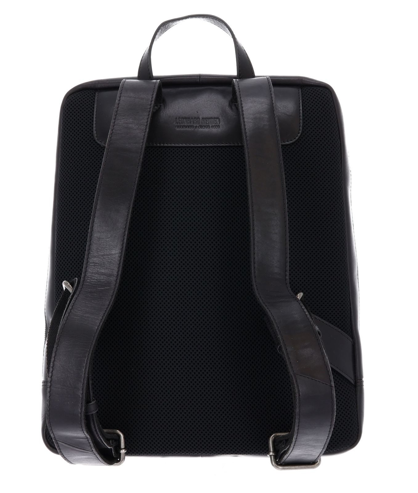 Leonhard Heyden Rucksack Business Rucksack 5391 (Set, 2-tlg), aus echtem Rindsleder