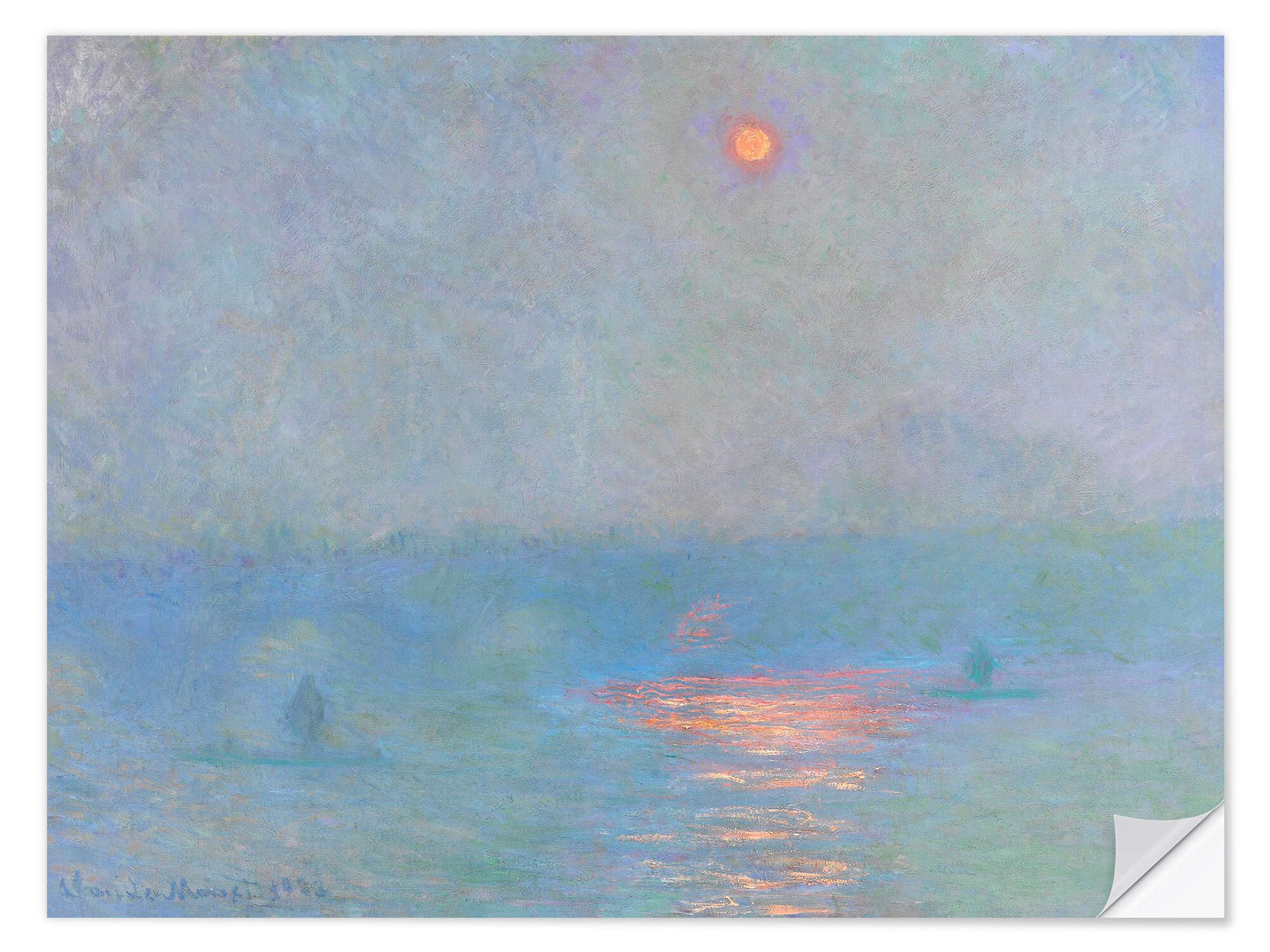 Wandfolie Claude Monet