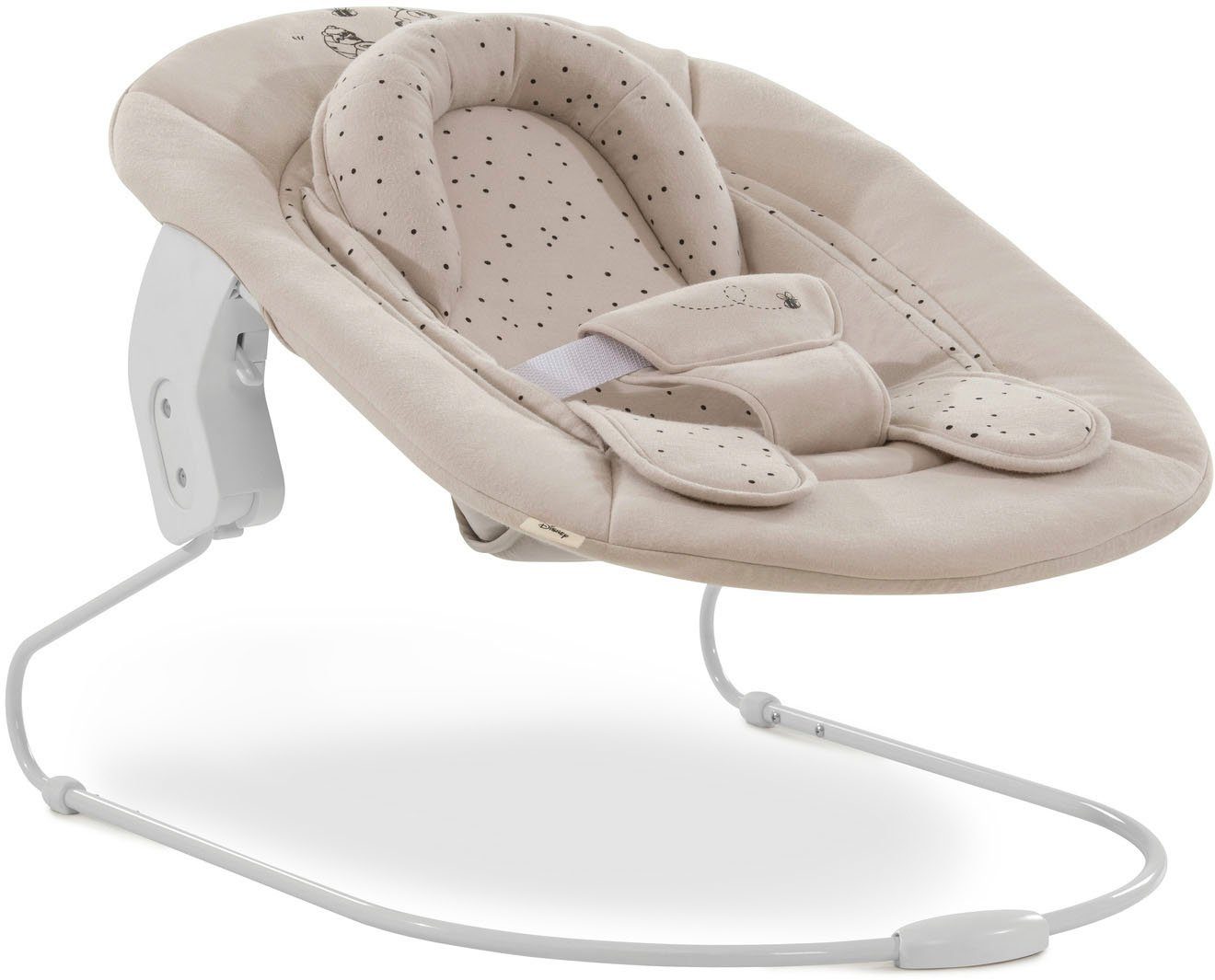 Hauck Hochstuhlaufsatz Alpha Bouncer 2in1 Winnie the Pooh beige, mit Wippgestell