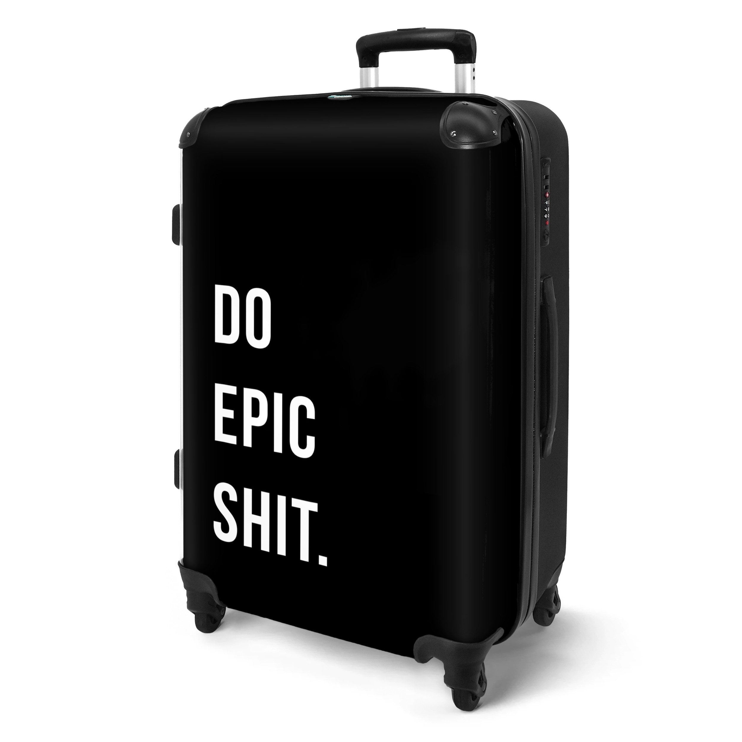 NoBoringSuitcases.com© Hartschalen-Trolley Zitate - Mach epischen günstig online kaufen
