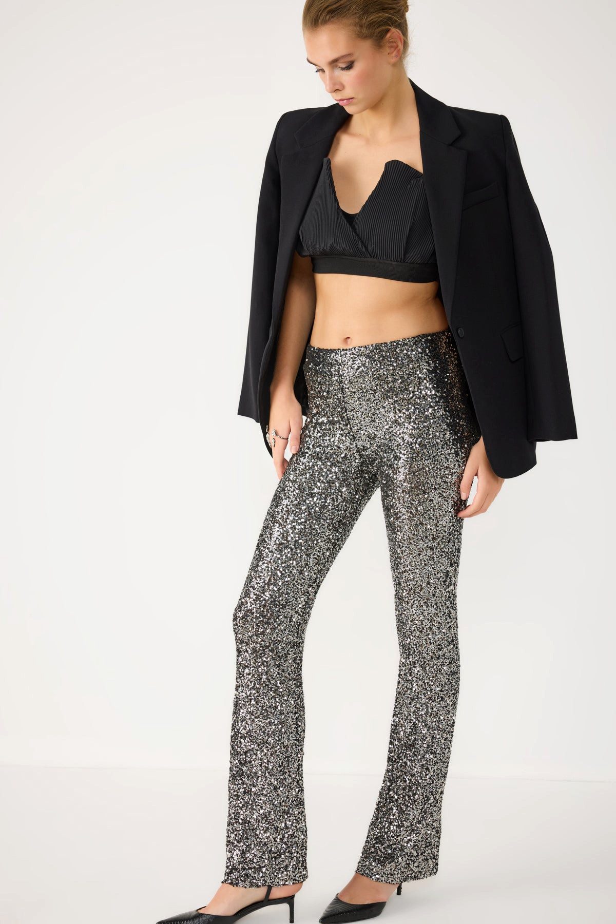 No Matter What 5-Pocket-Jeans Dehnbare Stoffhose mit Taschen günstig online kaufen