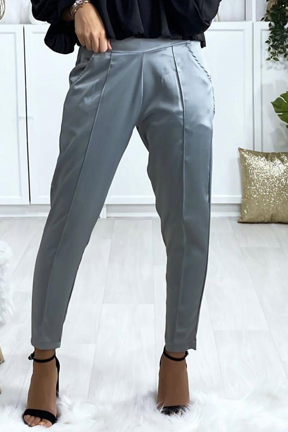 Egomaxx Stoffhose Poptrash Pants lockere Silk günstig online kaufen