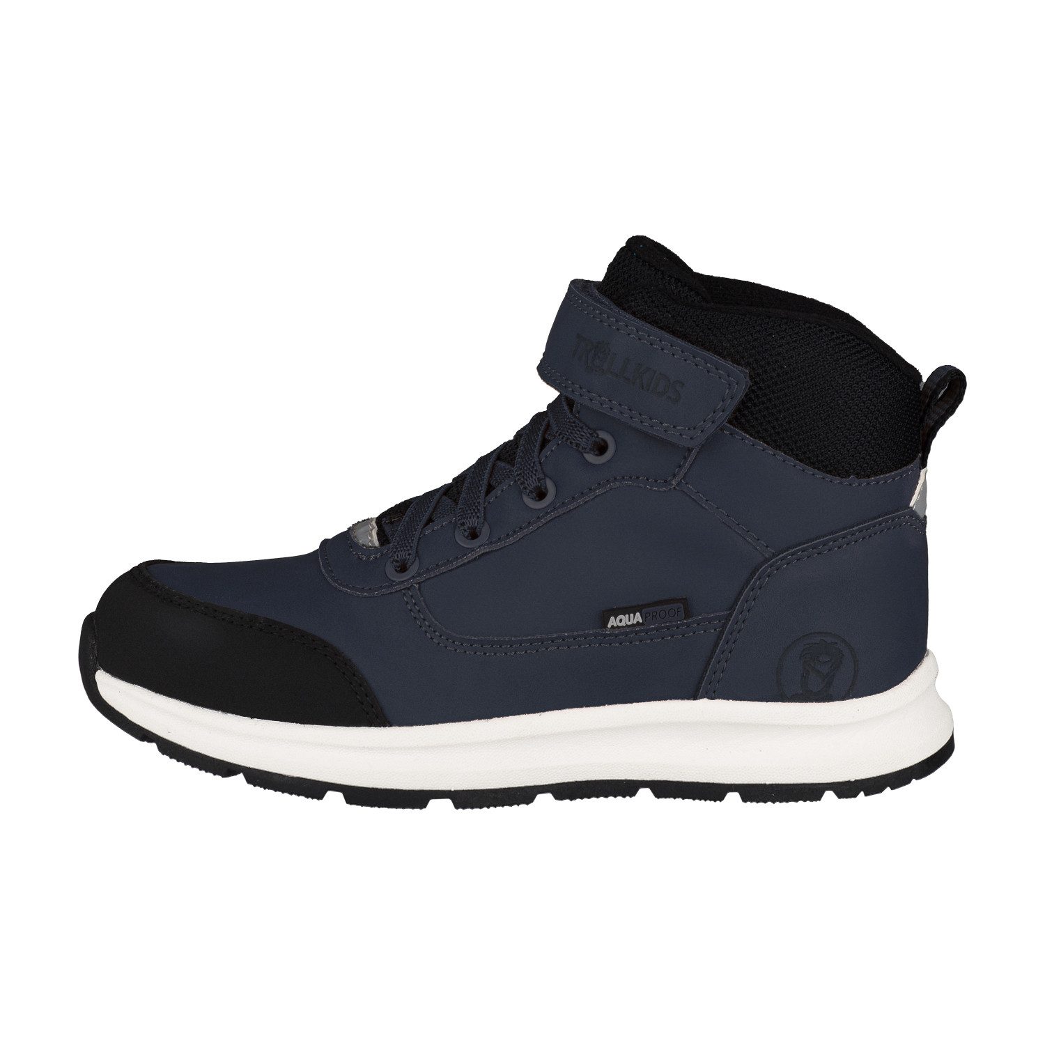 TROLLKIDS KIDS STAVANGER MID CUT XT Sneakerboots wasserdicht, Klettverschluss, reflektierende Details