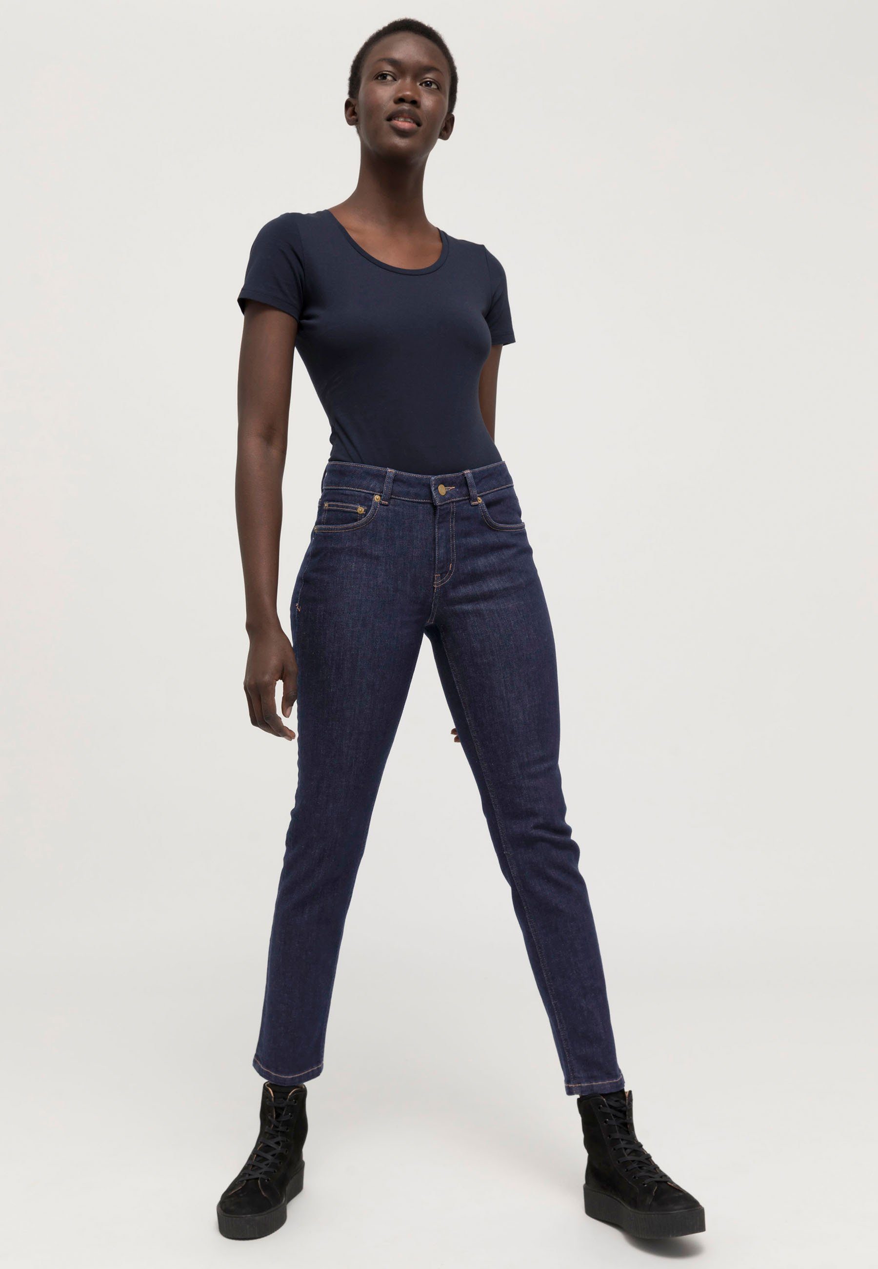 Hessnatur 5-Pocket-Jeans »Jeans Lea Slim Fit aus Bio-Denim« online kaufen |  OTTO