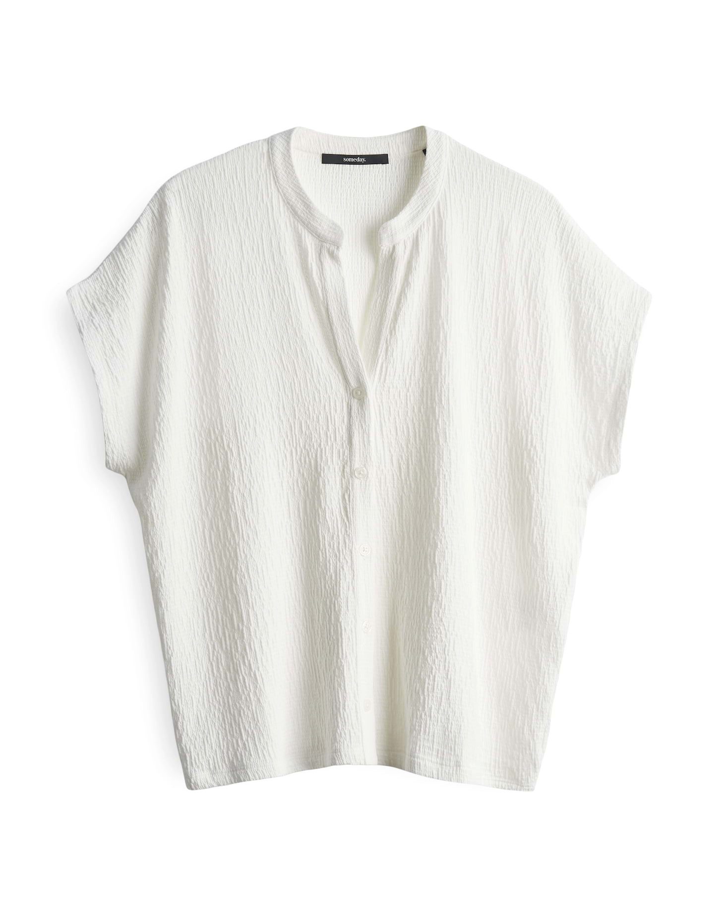 Kurzarmshirt KEDORA Regular aus leicht texturiertem Viskosemix