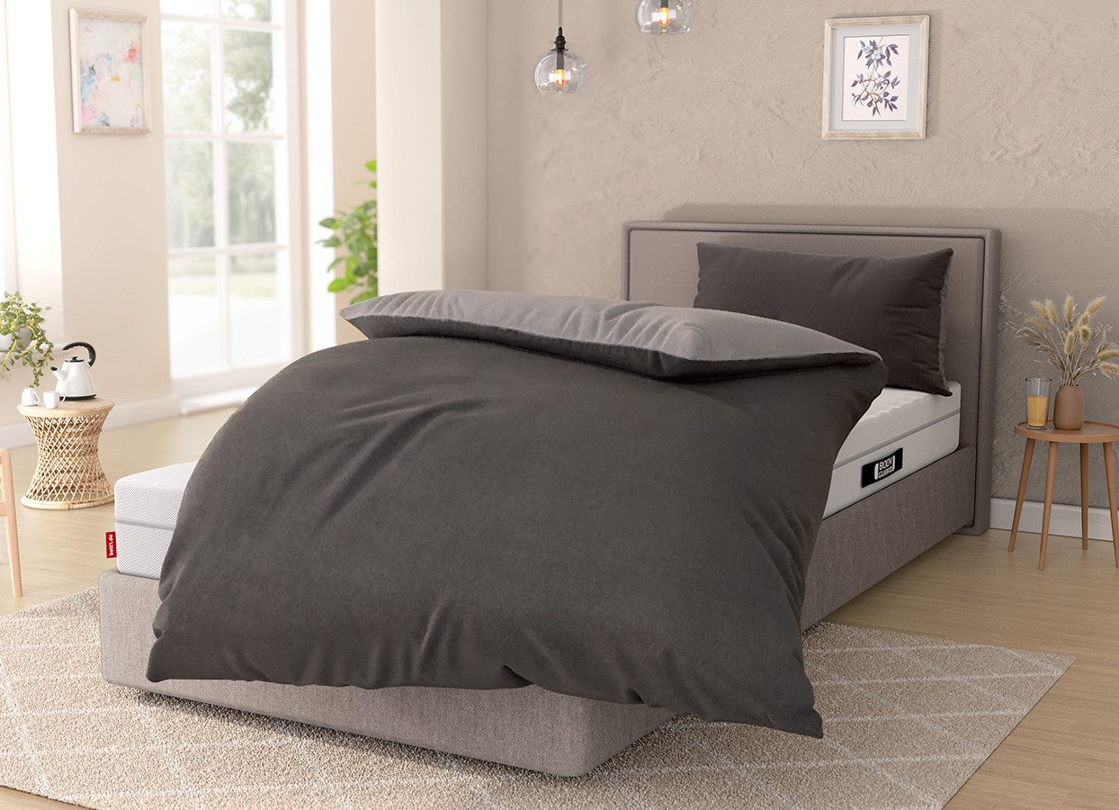 bett1.de Bettwäsche BODYGUARD® Flanell-Bettwäsche, weich, kuschelig, robust, 100% Baumwolle, OEKO-TEX Standard 100