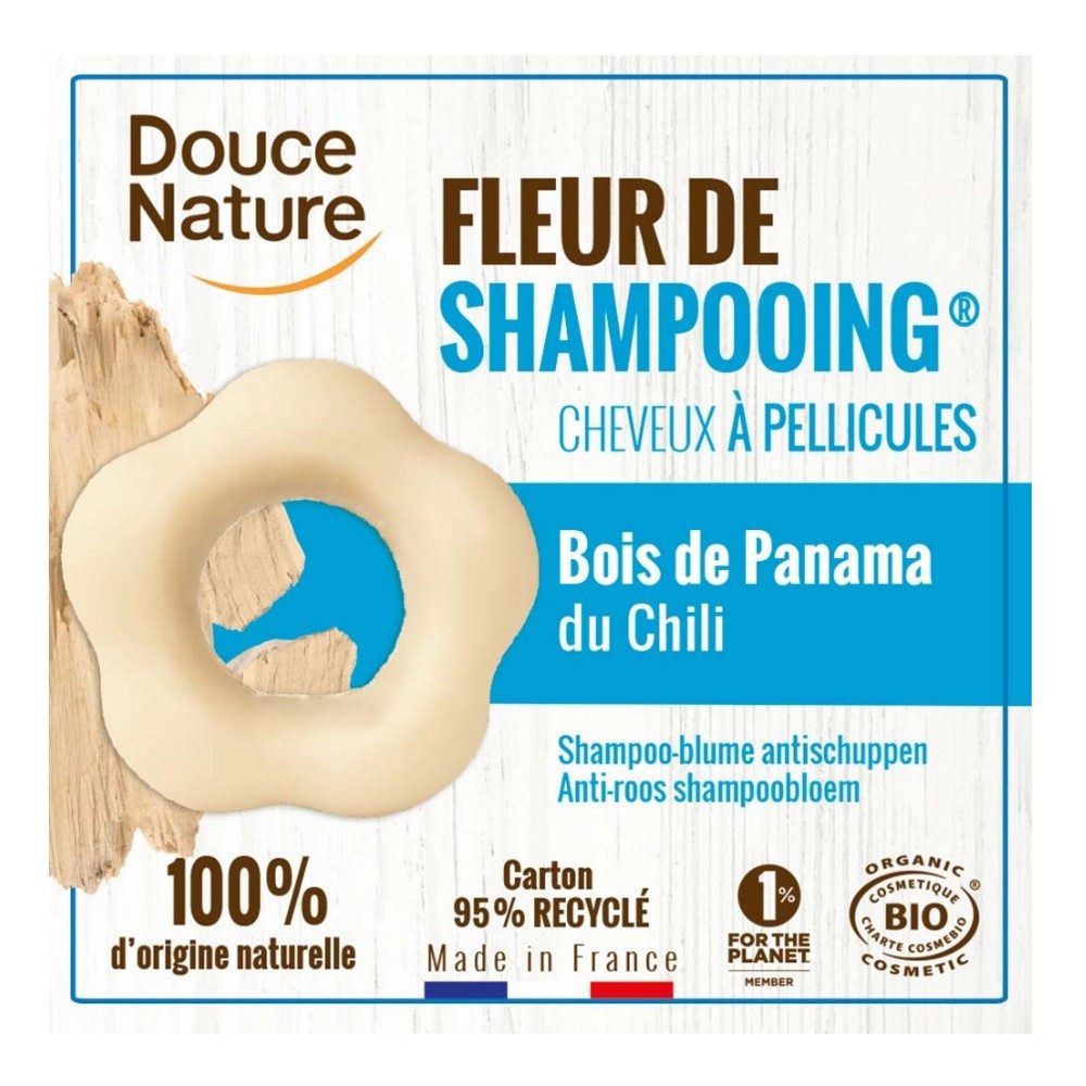 Douce Nature Haarseife Fleur de Shampooing - Anti-Schuppen 85g