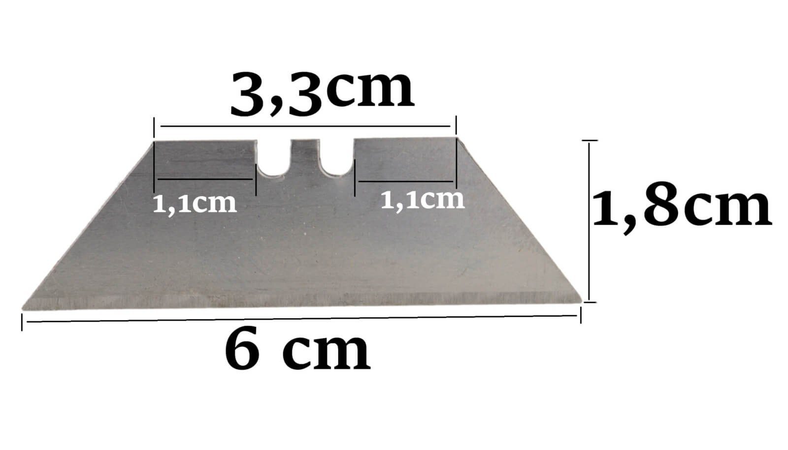 Cuttermesser im Cuttermesser mit 50 Ersatzklingen Spender Trapezklingen