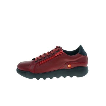 softinos Whiz719Sof smooth leather red black Sneaker