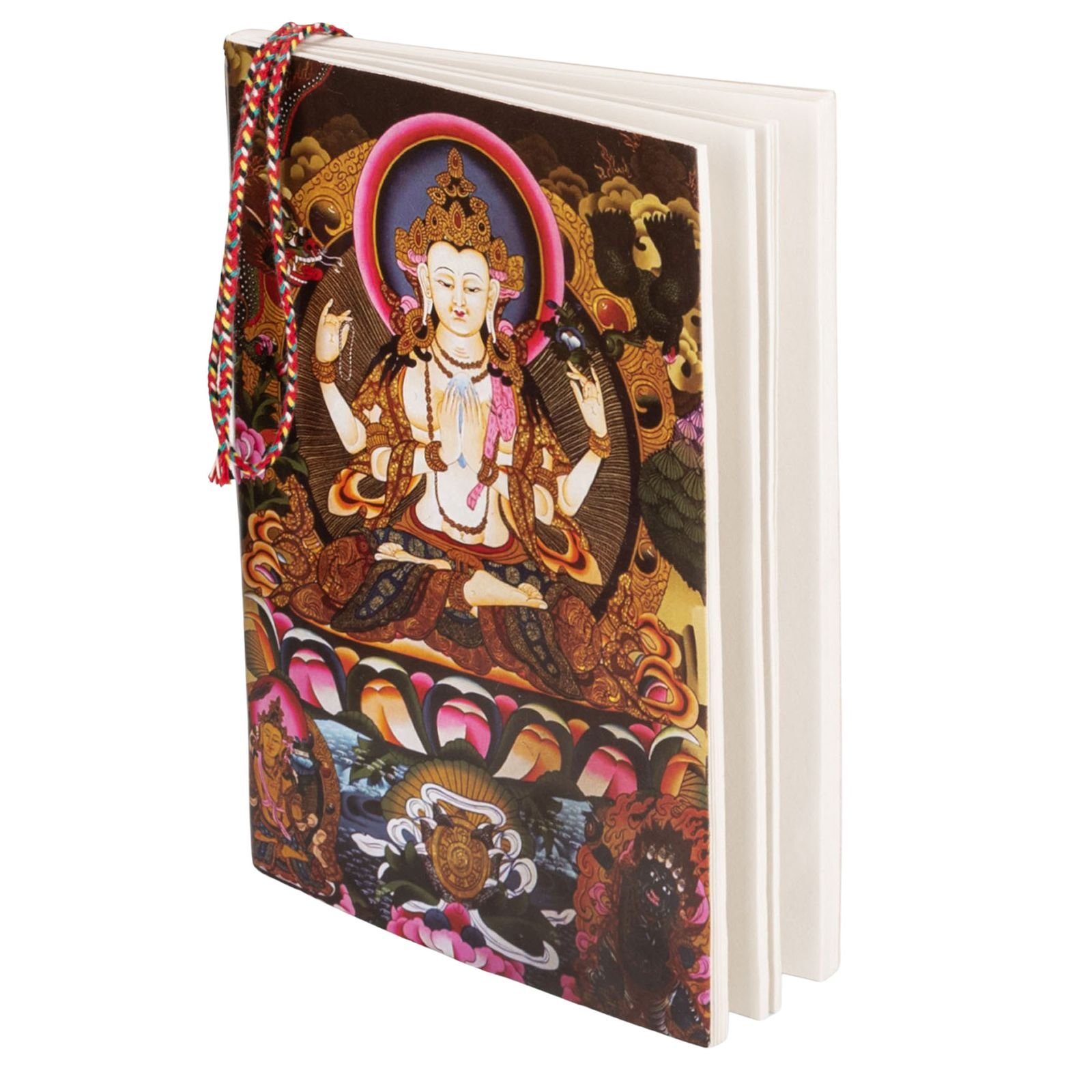 Tibet Tara Indien Buddha Poesiealbum MAGIE KUNST Tagebuch UND Notizbuch Tagebuch Baumwollpapier