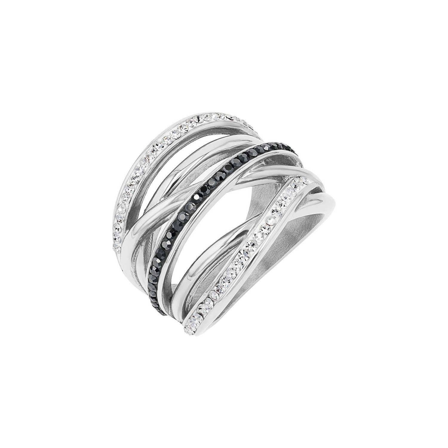 TOM TAILOR Fingerring, mit Kristallstein (synth)