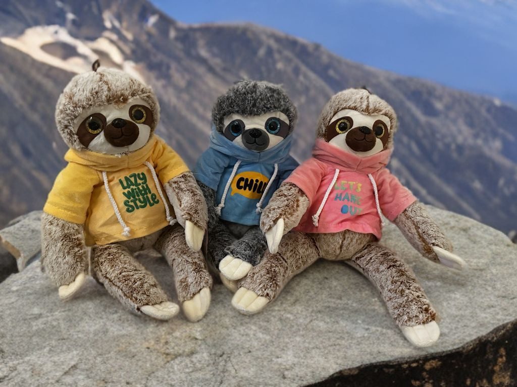 soma Kuscheltier Faultier XXL 38 cm Plüschtier Stofftier Faultier Lets Hang out Rosa (Set, 1-St., Geschenk-Set), Stofftier Sale Geschenke für Mädchen Jungen Kinder Babys spielen