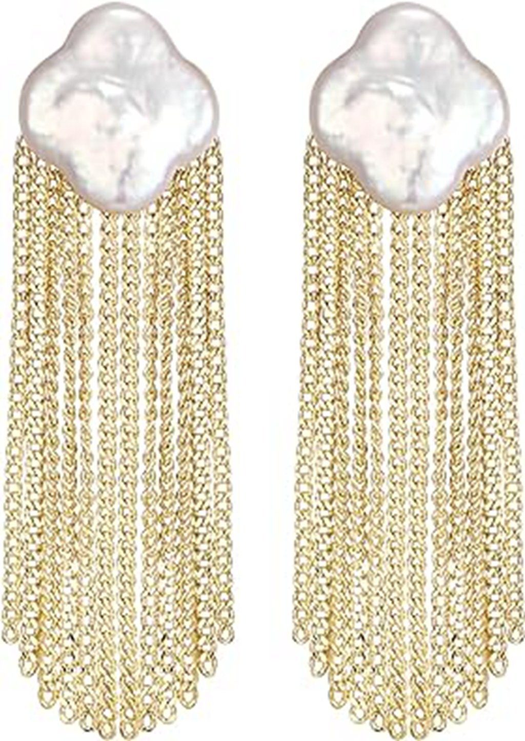 WaKuKa Paar Ohrhänger Elegante Perlenohrringe, Schmuckgeschenke für Frauen