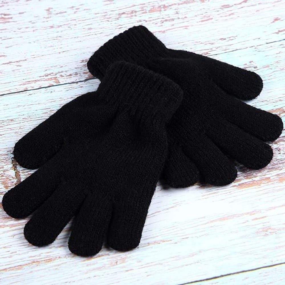 CTGtree Strickhandschuhe Winterkalt -sicherer warmer Touchscreenhandschuh und