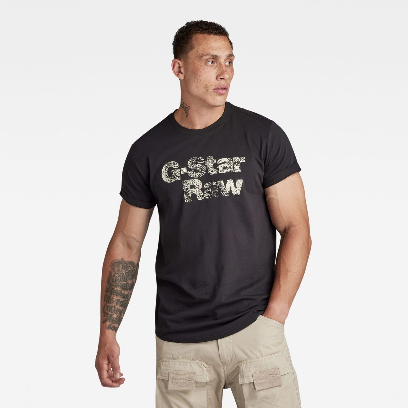 Lash (1-tlg) Painted RAW R T Graphic T-Shirt G-Star