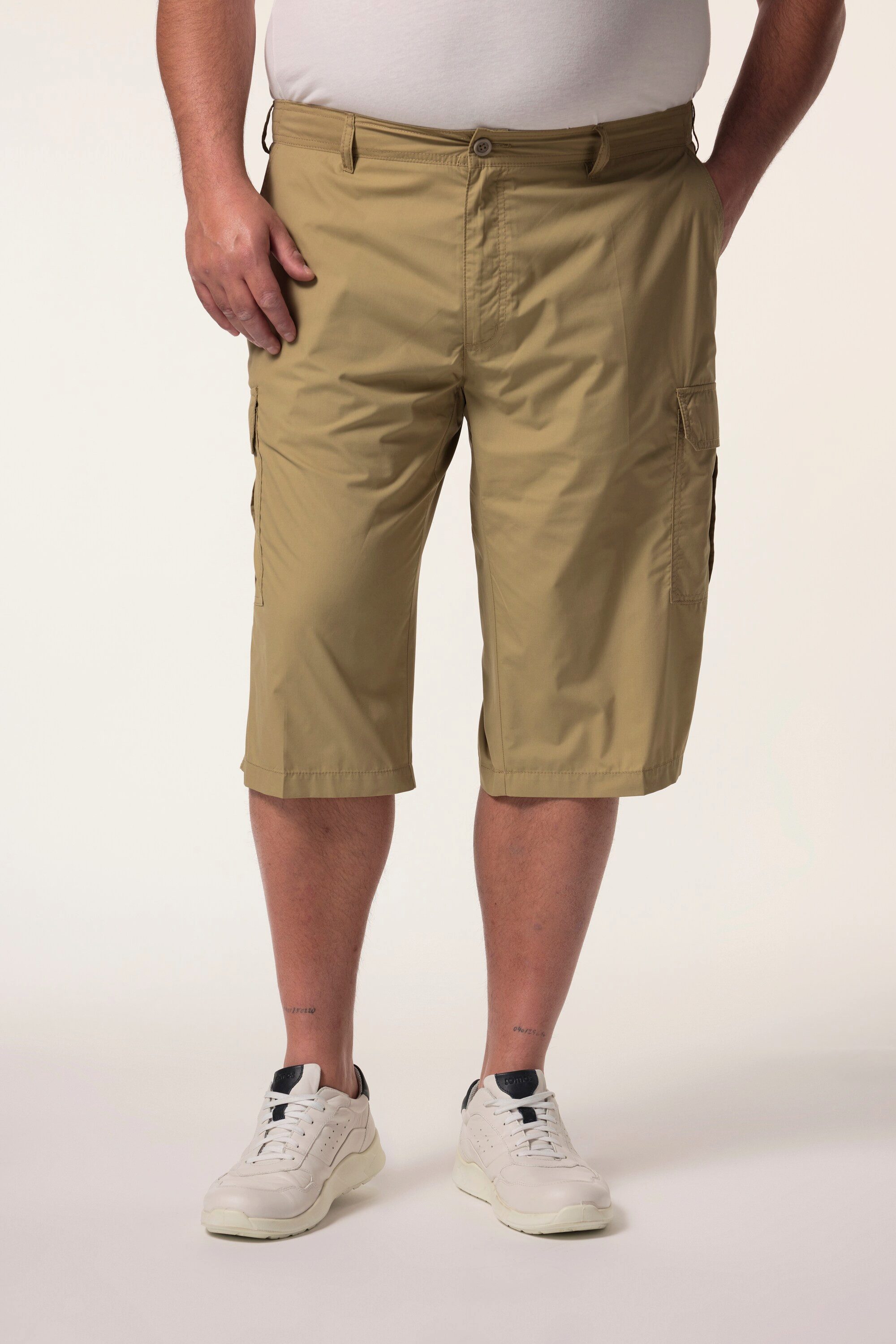 Men Plus Bermudas Cargo-Capri UV- Mückenschutz Elastikbund