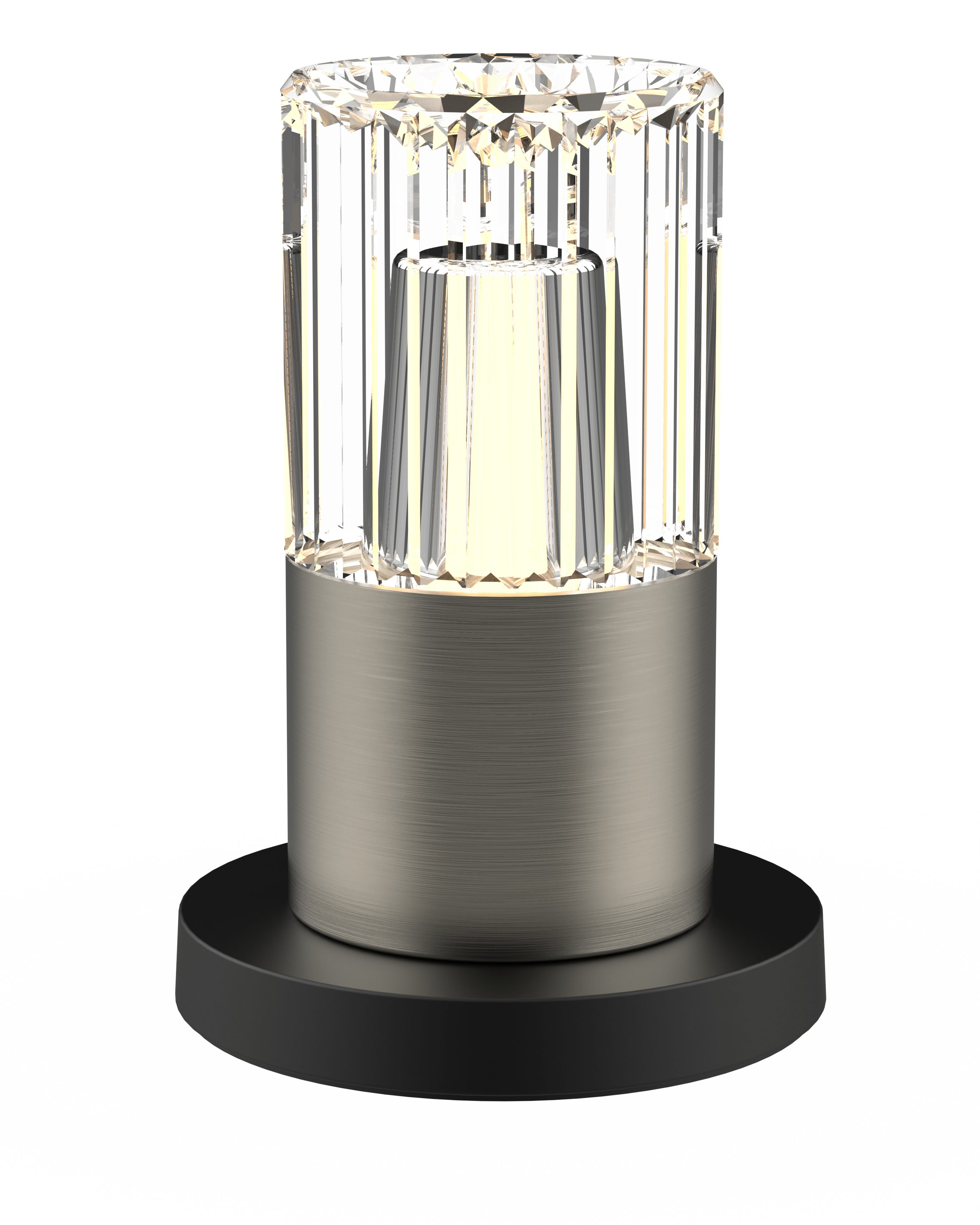 BOLD Dekolicht Kristy, LED fest integriert, 2200-3000K warmweiß, stufenlos dimmbar, IP44, 10 Std. Laufzeit