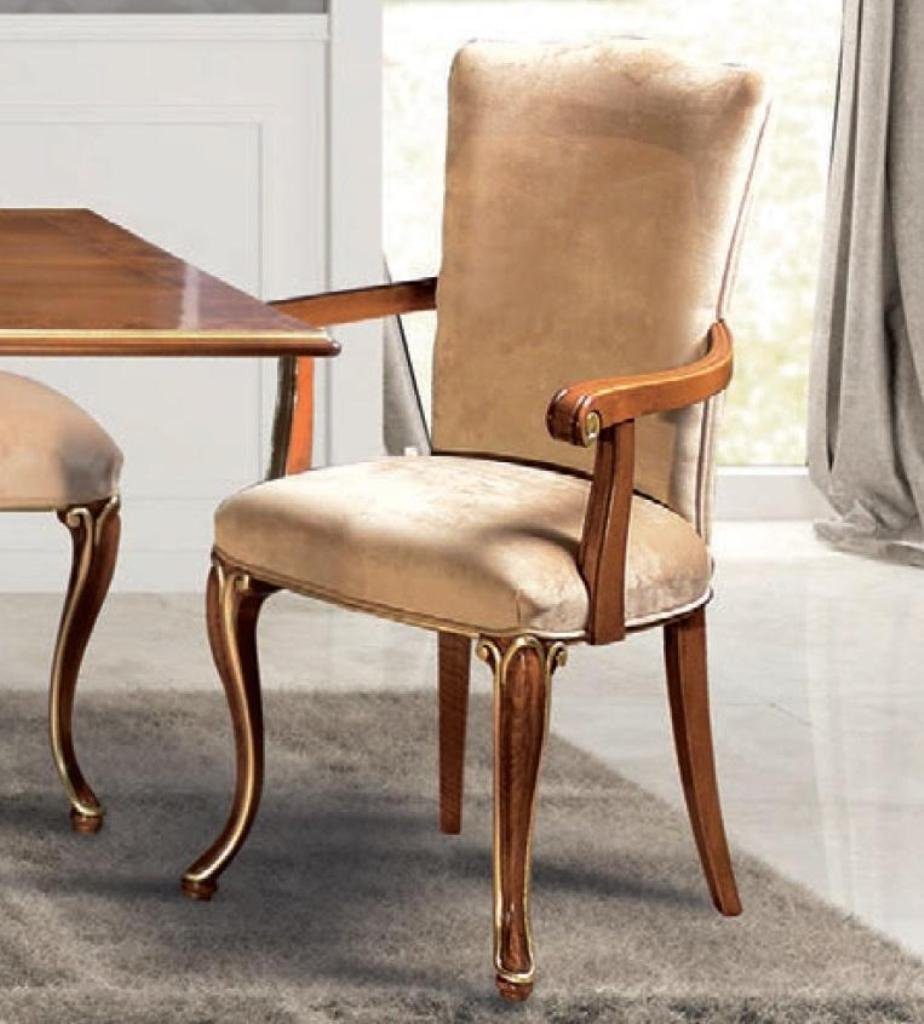 Esszimmer Sitzer Design Holz 1 Stuhl Sessel Stuhl, JVmoebel Möbel Italien