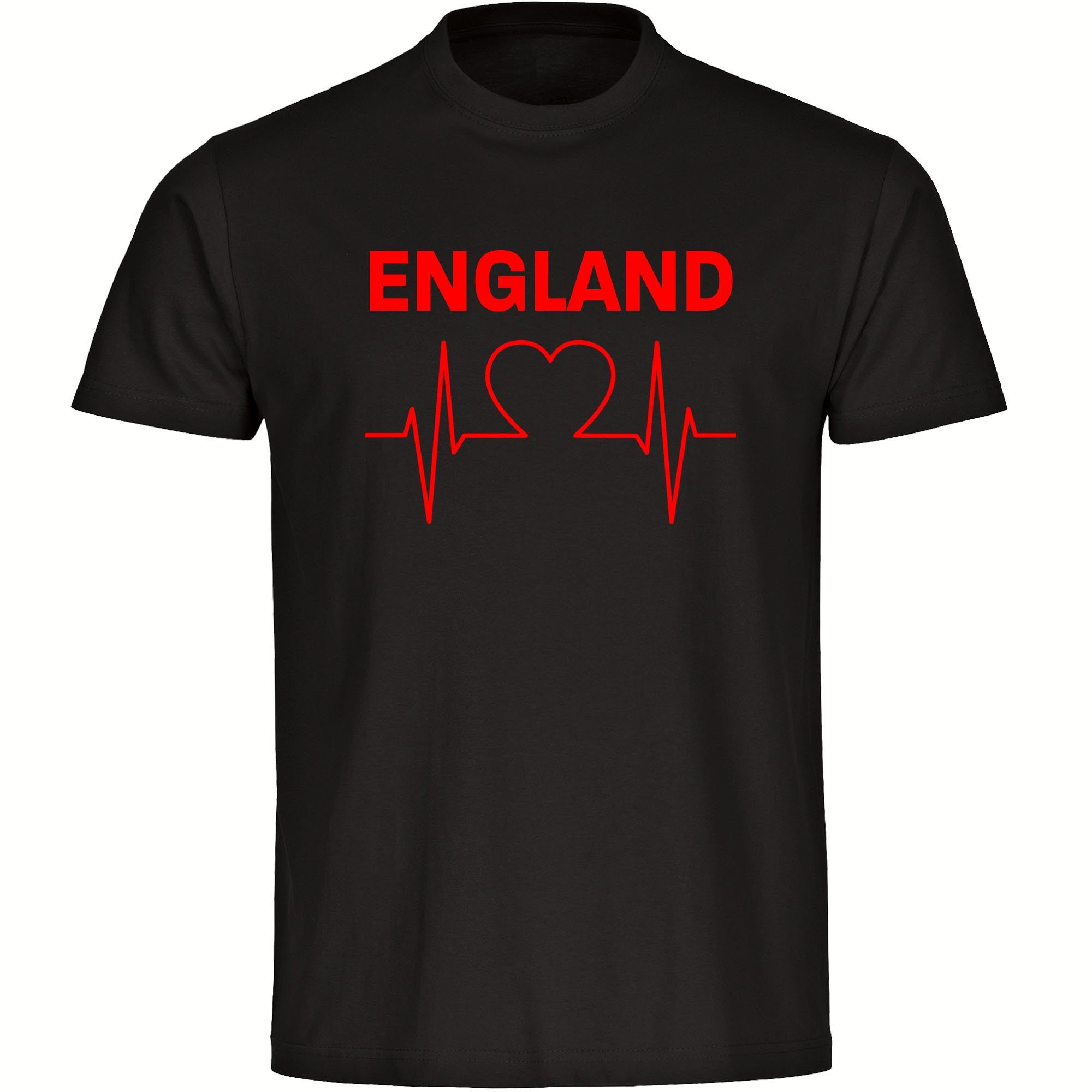 multifanshop T-Shirt Kinder England - Herzschlag - Boy Girl