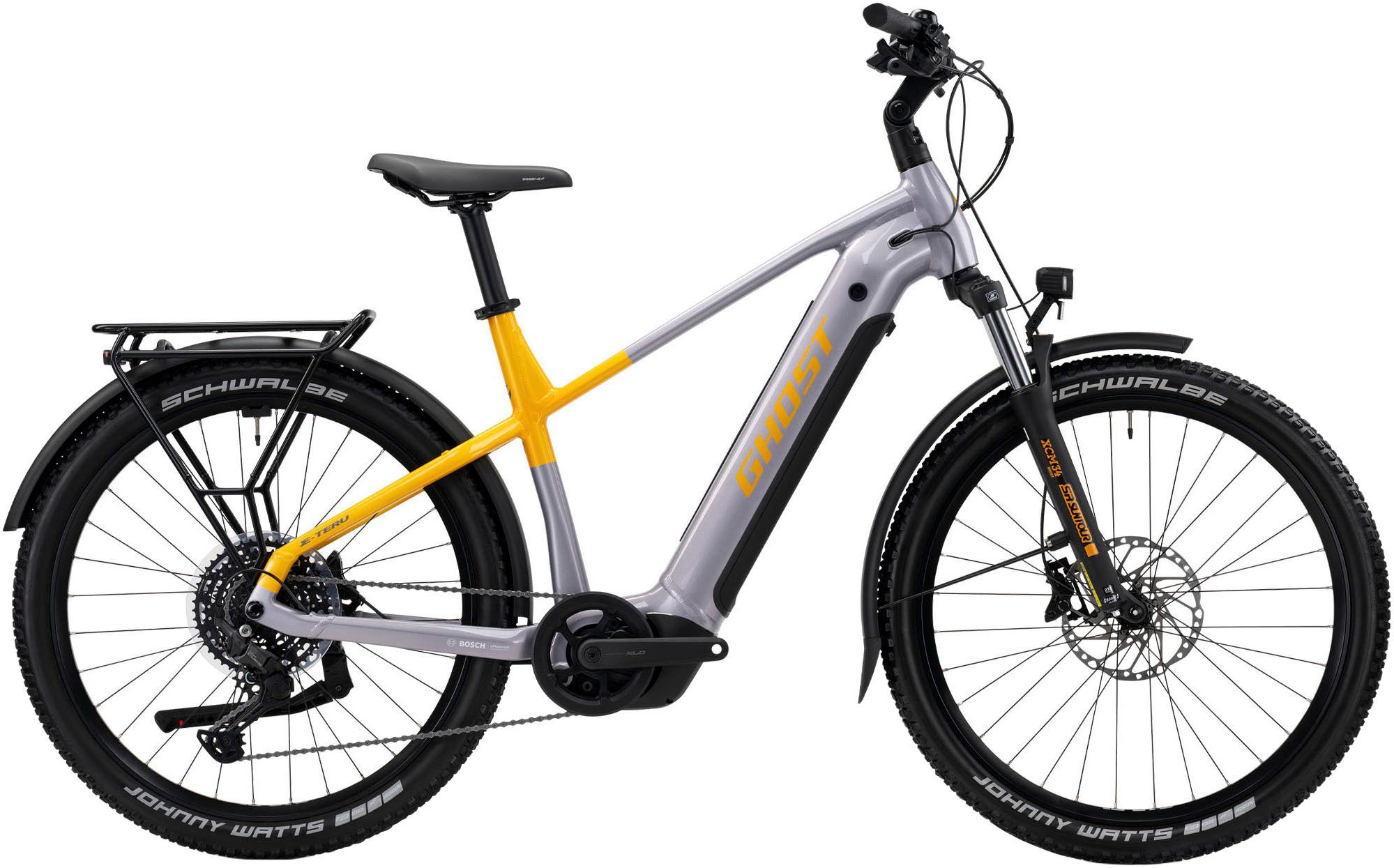 Ghost E-Bike Mountainbike E-Teru Universal EQ High - Bosch Mittelmotor, 10 Gang Shimano Cues U6000 Shadow+ Schaltwerk, Kettenschaltung, Mittelmotor, 600 Wh