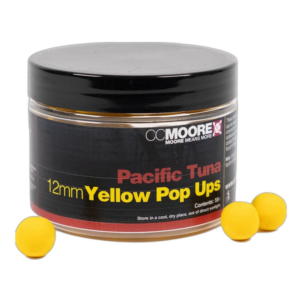 CC Moore Fischboilies Pacific Tuna Yellow Pop Ups 12mm (55)