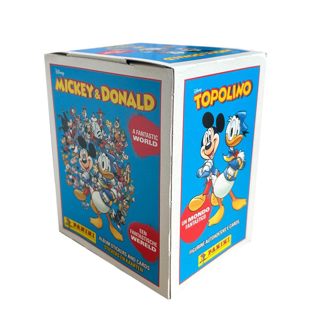 Panini Sammelkarte Micky & Donald Eine Fantastische Welt Sticker 3 Displays (108 Tüten)