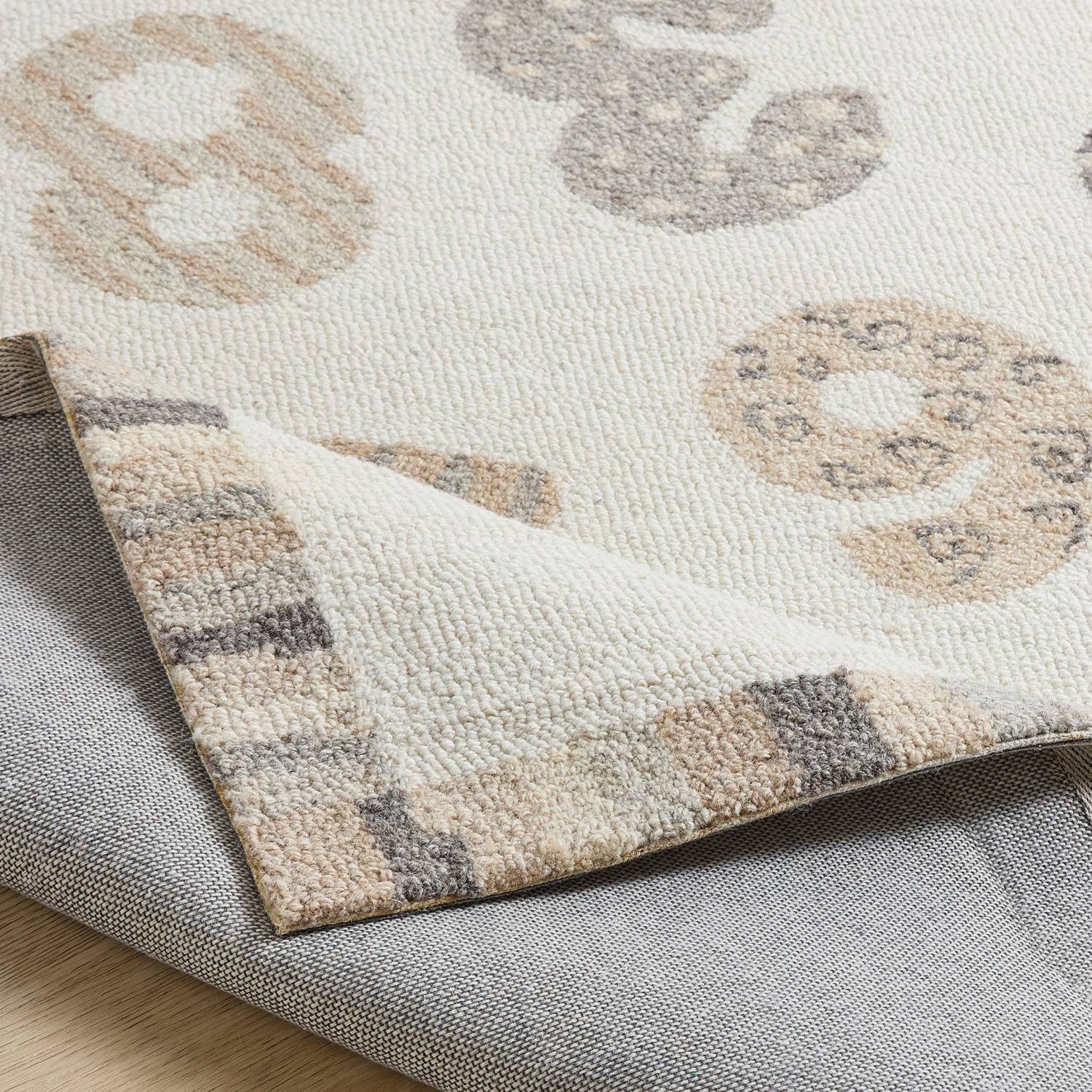 Natur Pur Teppich Natur Kids - Kinderteppich mit Zahlendesign, Rechteckig, handgetuftet