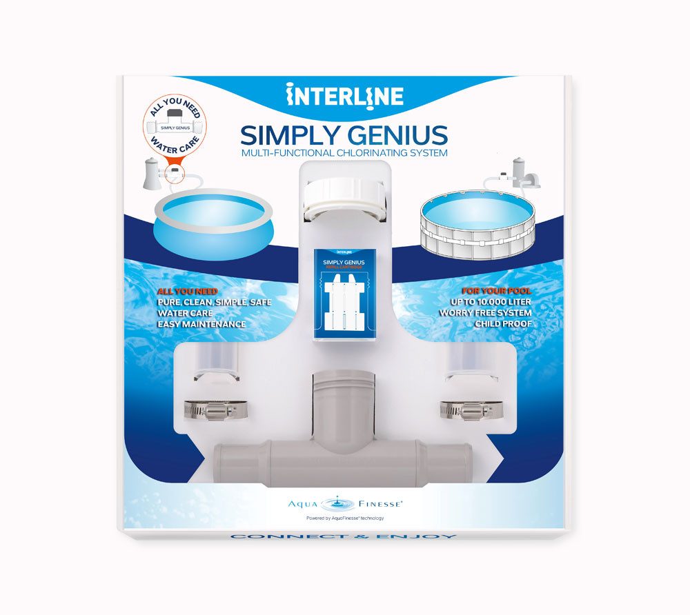 Interline Poolpflege Simply Genius, bis 10.000 L, ph-regulierend, inkl. patentierter Reinigungstablette