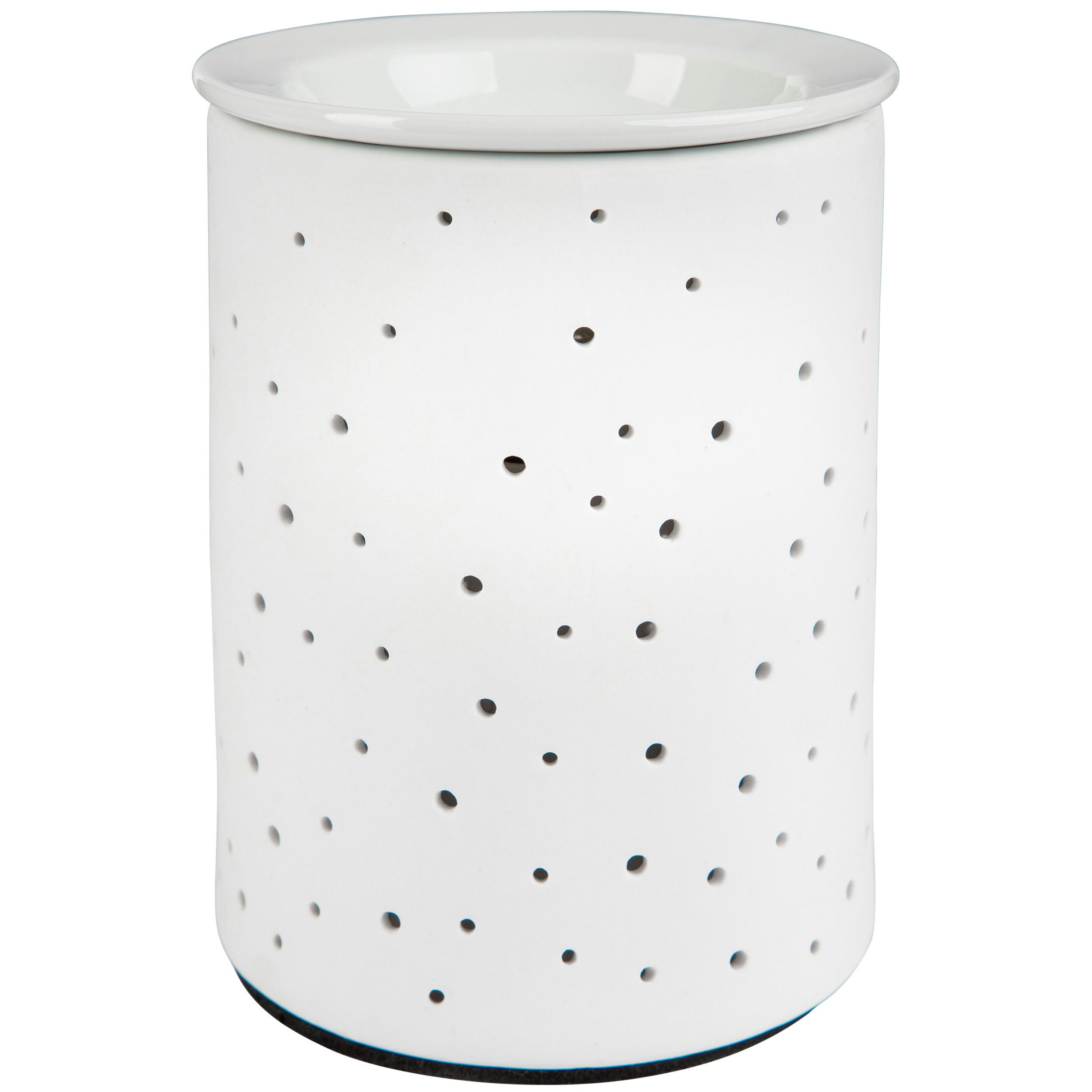 ONVAYA Duftlampe Porzellan Duftlampe DOTS, Elektrisch, Weiss, Aromalampe