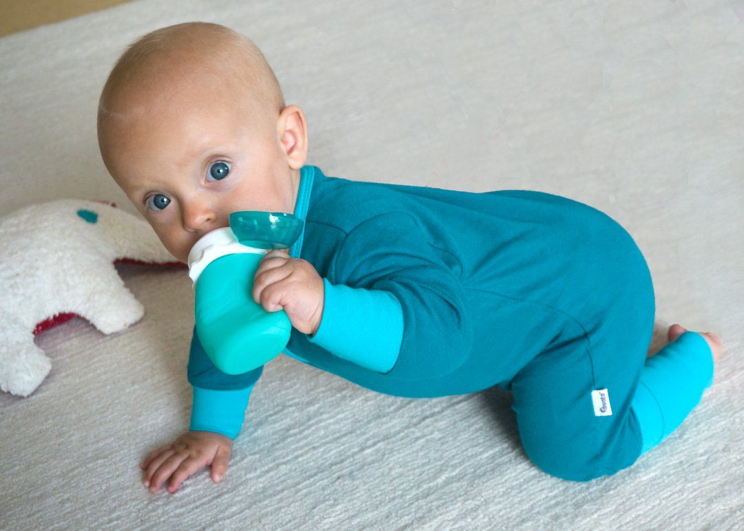 divata Strampler Baby Strampler Overall mit Klappfüßen - Jungs Frühchen Kleidung