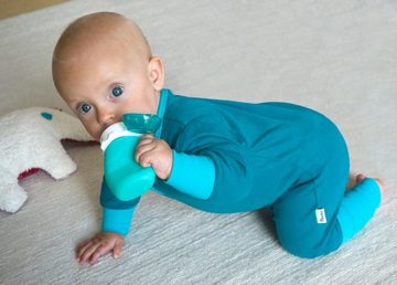 divata Strampler Baby Strampler Overall mit Klappfüßen - mit Füßen und ohne Füße nutzbar - für Mädchen sowie Jungs, aus Baumwolle - Frühchen Kleidung ab Gr. 44