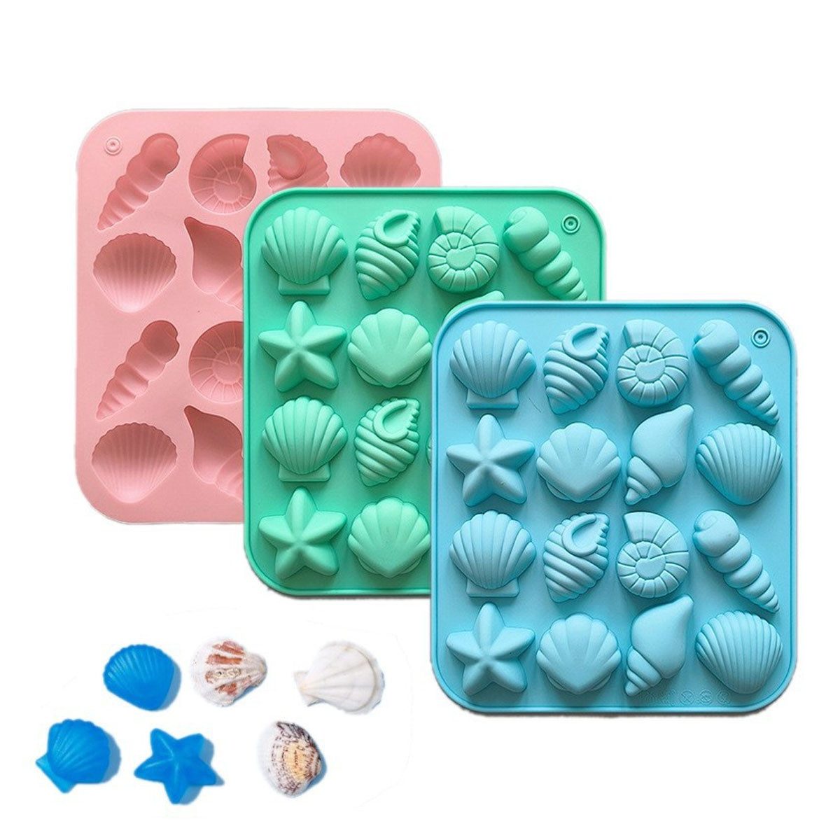FELIXLEO Silikonform Silikon Gummibärchen Formen mit Pipetten, (3-tlg)