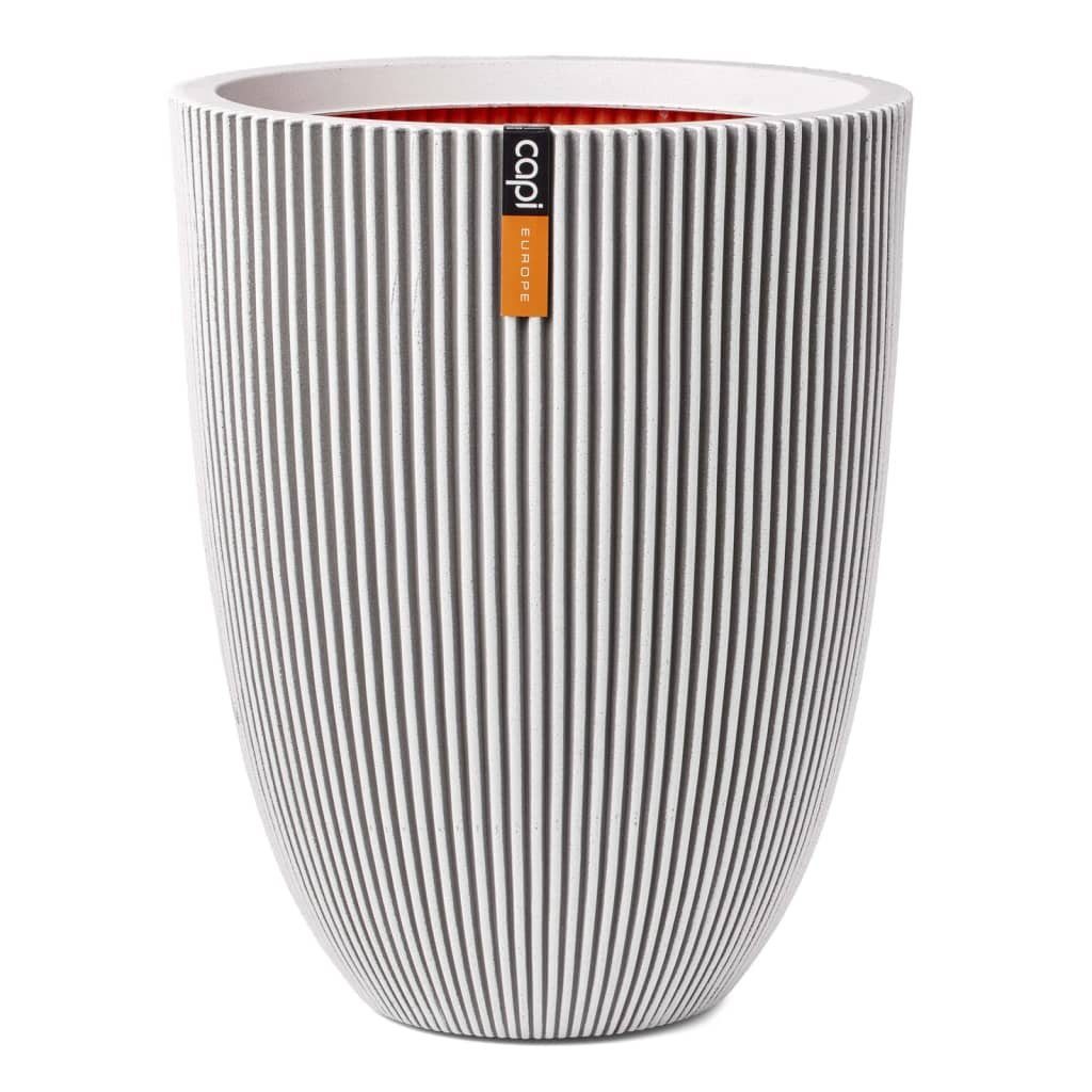 cm (1 St) Vase Elegant Capi Groove 34x46 Blumentopf Elfenbein