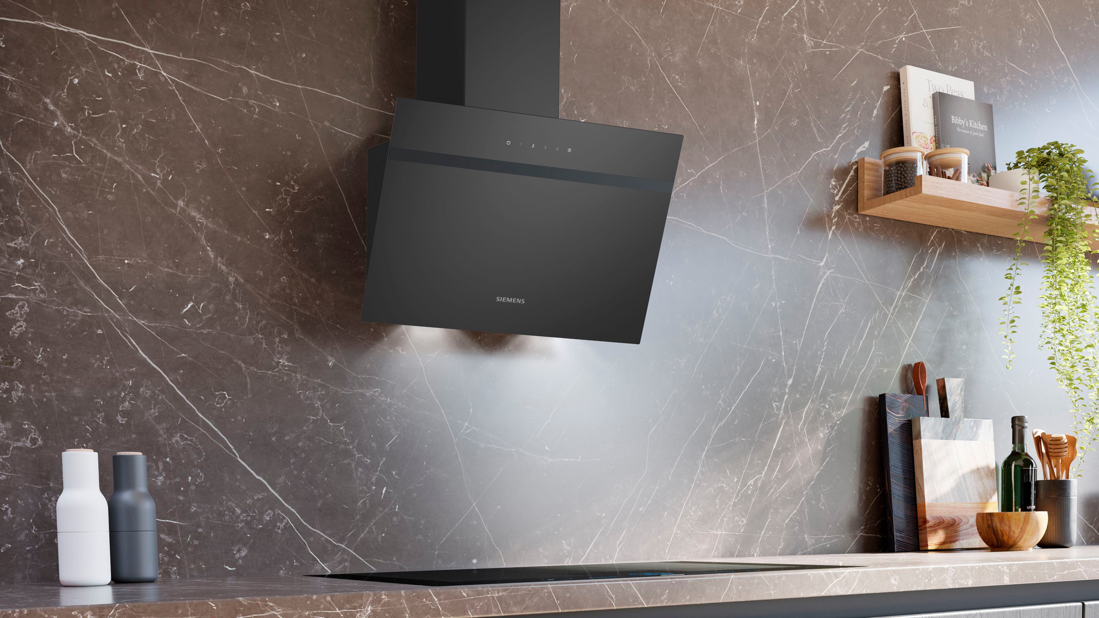 SIEMENS Kopffreihaube LC65KDK60 Serie iQ100 LC65KDK60, Geruchsarme & geräuscharme Küche dank leisem Motor und touchControl